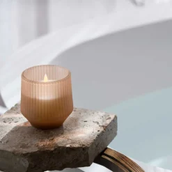 LED LYS - DUFTLYS I GLAS | BEIGE/UPLIFT