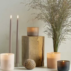 LED LYS - GLAS 8,5X6 CM | BEIGE