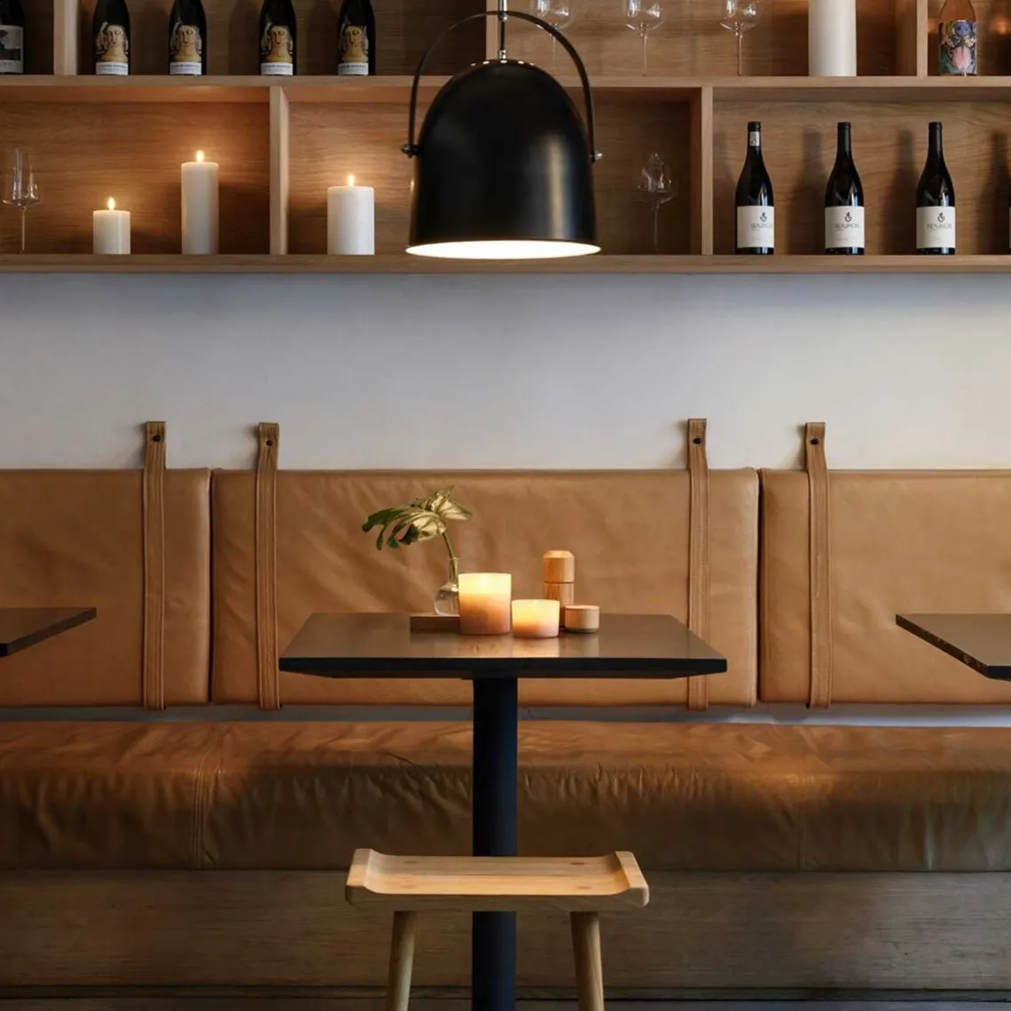 LED LYS - GLAS 6X7 CM 2 STK. | BEIGE