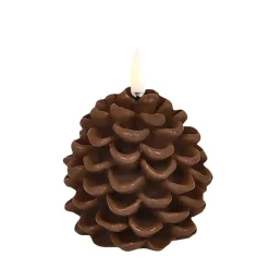 LED LYS - KOGLE 7X7 CM | BRUN