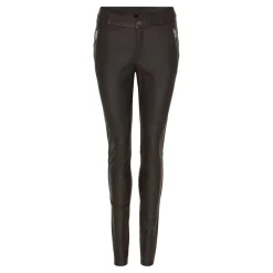 LEGGINGS W SADDLEBACK | COFFEE BROWN