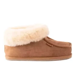 LENA HJEMMESKO I FÅRESKIND | CHESTNUT