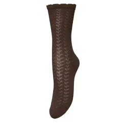 LEOFA COTTA SOCK | HOT FUDGE BROWN