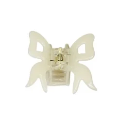 LILLE ARC SLØJFE HÅRKLEMME | OFF WHITE SHIMMER