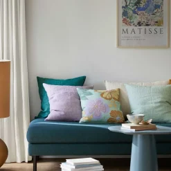 LINEN CUSHION 50X50 CM | SAGE