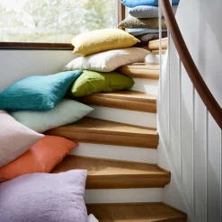 LINEN CUSHION 50X50 CM | SAGE