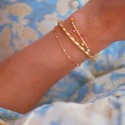 LOLA ARMBÅND FORGYLDT | RAINBOW