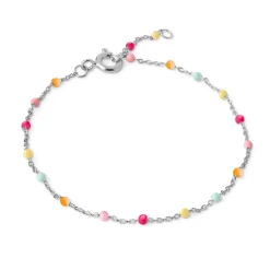 LOLA ARMBÅND SØLV | RAINBOW