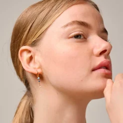 LOLA BOLD HOOPS FORGYLDT | MARINE