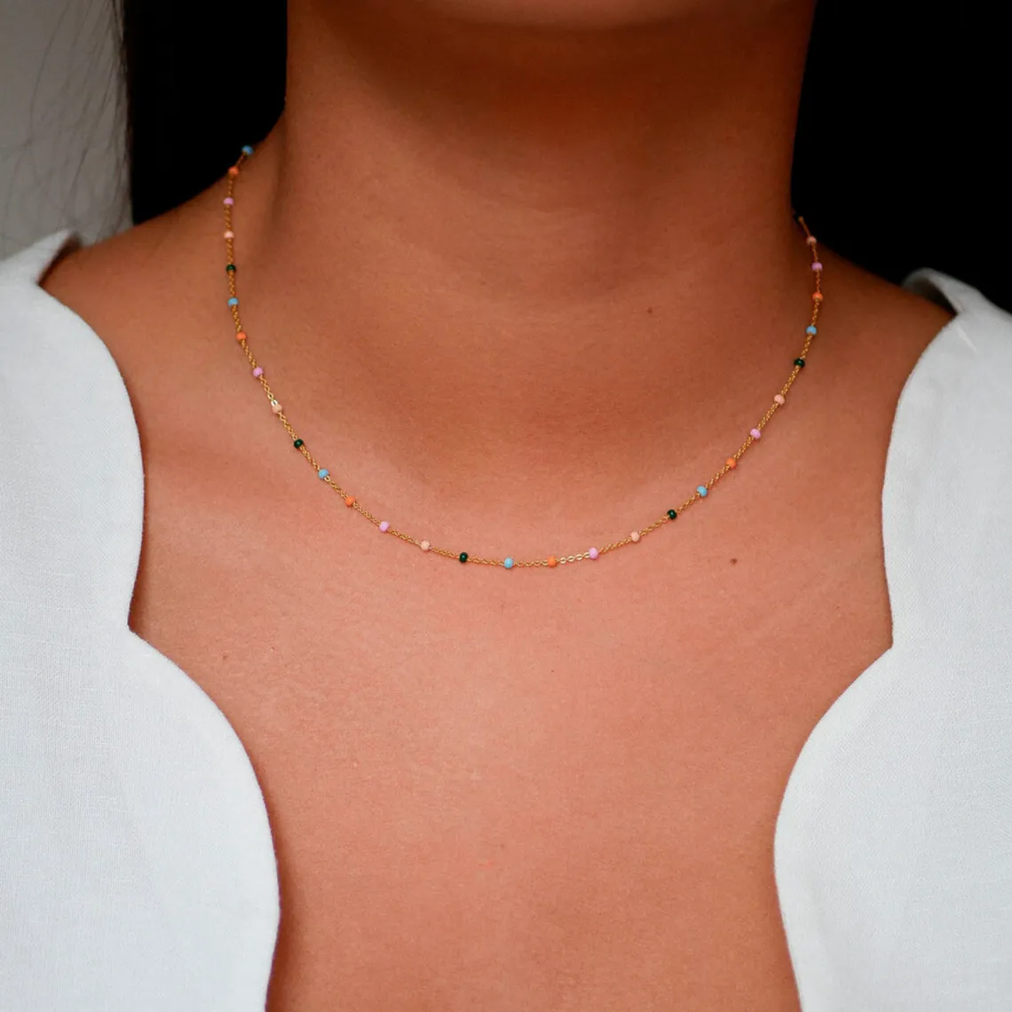 LOLA HALSKÆDE FORGYLDT | DREAMY