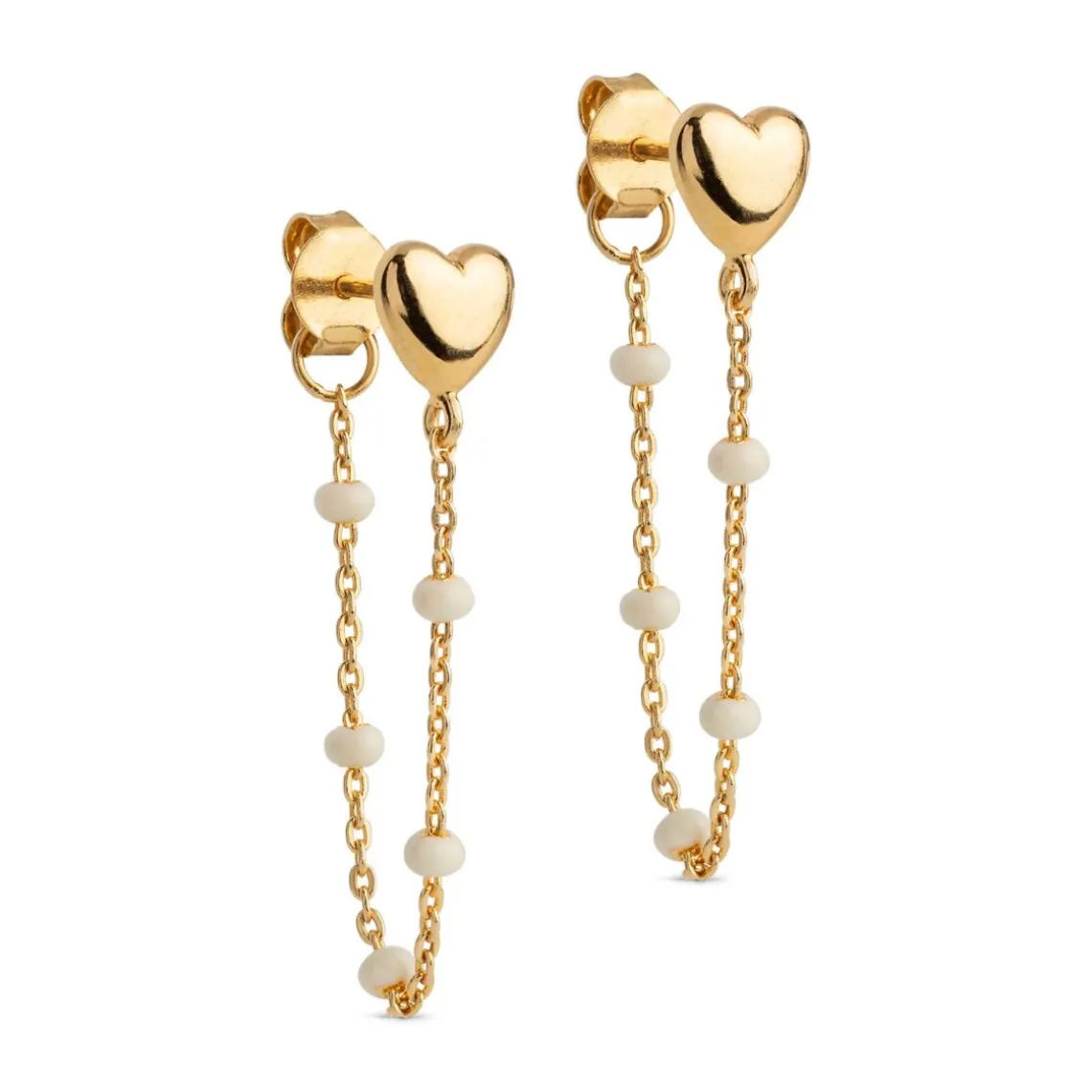 LOLA HEART EARRINGS - FORGYLDT | DAISY