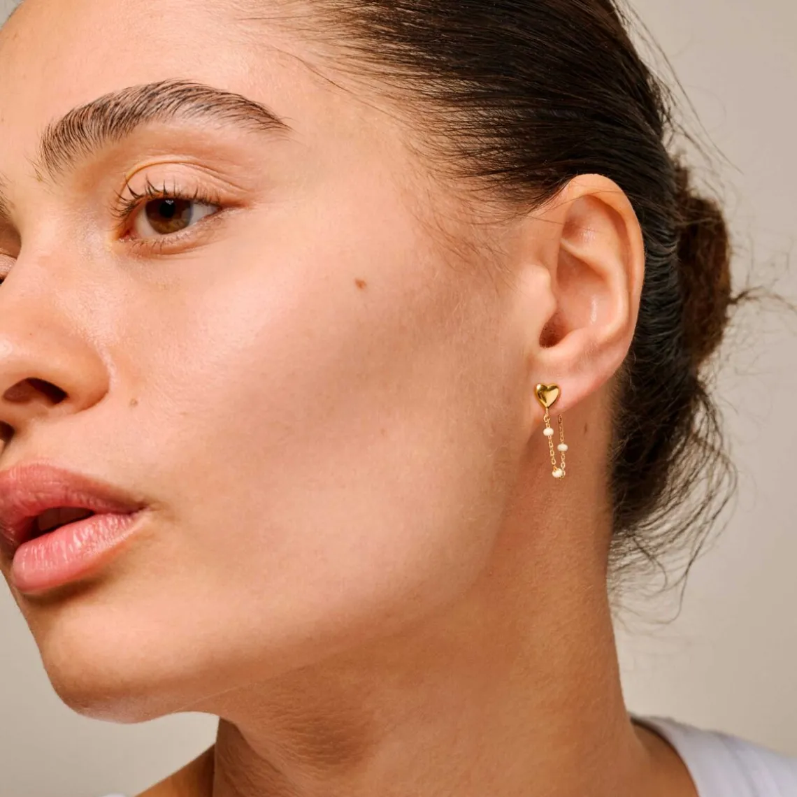 LOLA HEART EARRINGS - FORGYLDT | DAISY