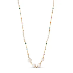 LOLA PERLA HALSKÆDE | FORGYLDT