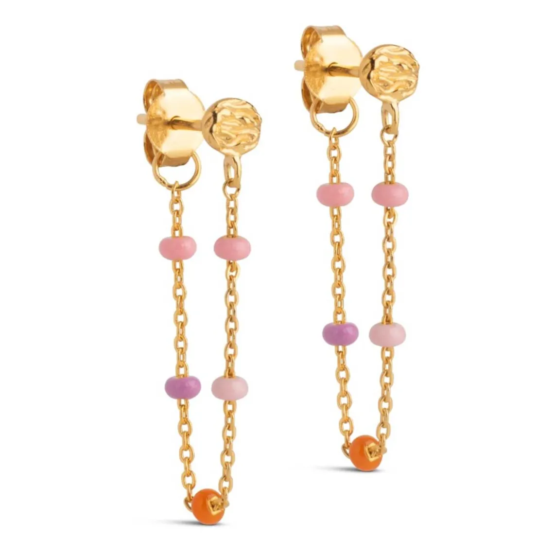 LOLA ØRERINGE FORGYLDT | BLUSH