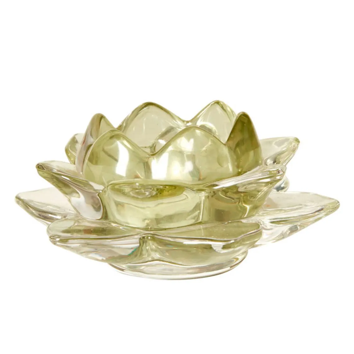 LOTUS FYRFADSSTAGE 12X6 CM - LYSEGRØN