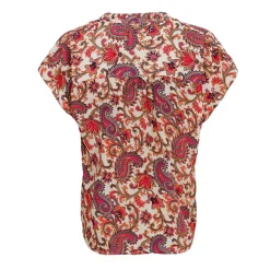 LUNA ANDREA S/S TOP | VIVID ROUGE