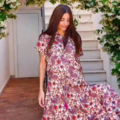 LUNA ANDREA S/S TOP | VIVID ROUGE