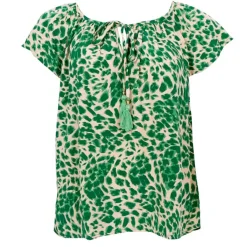 LUNA DANA BLOUSE | GREEN LEO