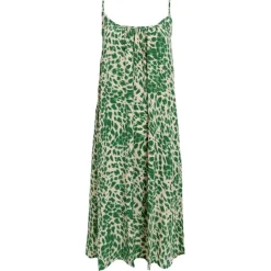 LUNA SHORT BOHO STRAPDRESS | GREEN LEO