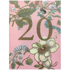 LYKØNSKNINGSKORT 13X9 CM | 20 YEARS