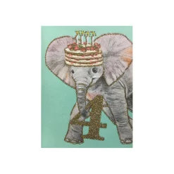 LYKØNSKNINGSKORT 13X9 CM | 4 YEARS