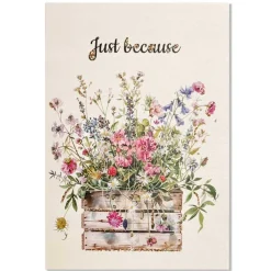 LYKØNSKNINGSKORT 13X9 CM | JUST BECAUSE