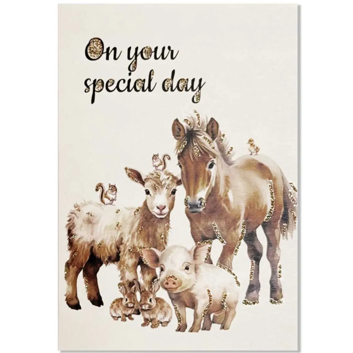 LYKØNSKNINGSKORT 13X9 CM | ON YOUR SPECIAL DAY