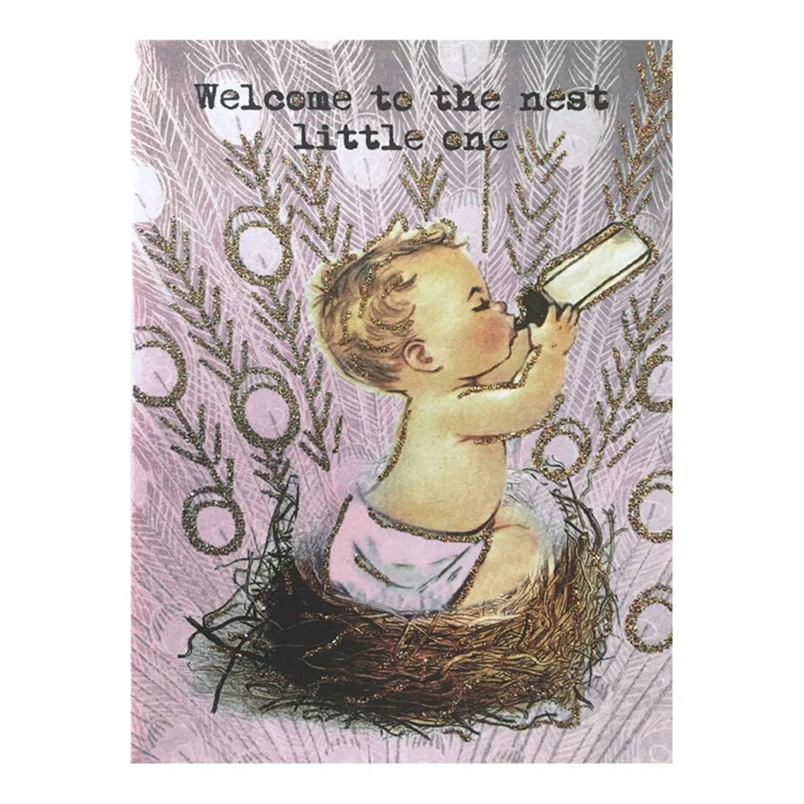 LYKØNSKNINGSKORT 13X9 CM | WELCOME