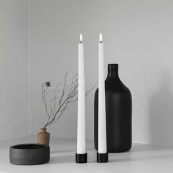 LYSESTAGE - 2 STK. 3,2X2,3 CM | MAT SORT