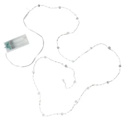 LYSKÆDE M/PERLER 15LED 1,7M