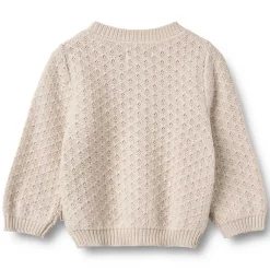 MAGNELLA STRIKKET CARDIGAN | OFF WHITE