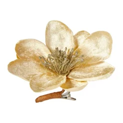 MAGNOLIA MED CLIPS D10 CM | LIGHT GOLD