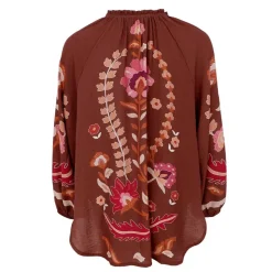 MARIGOLD BLOUSE | COFFEE