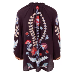 MARIGOLD BLOUSE | DK. CHOCOLATE