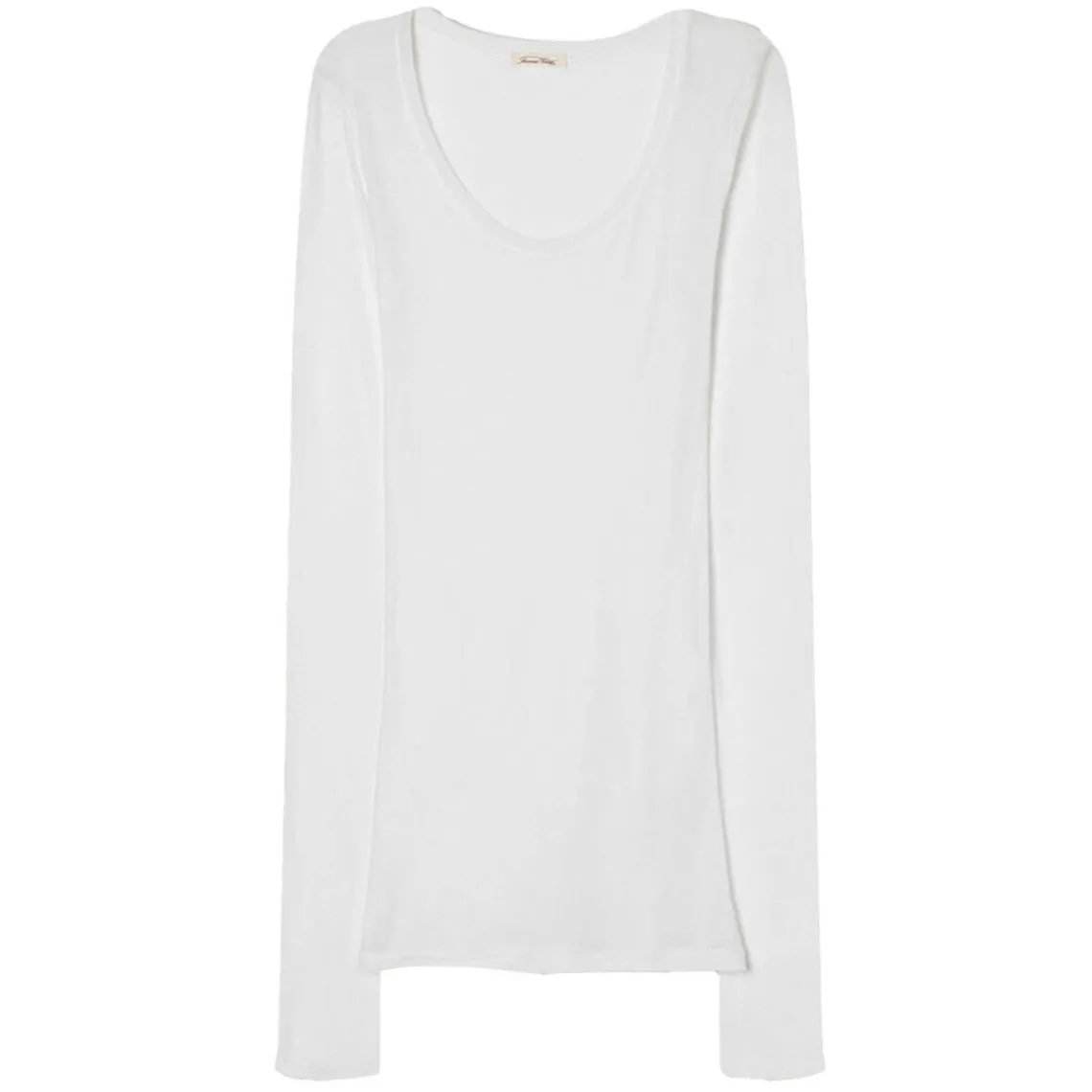 MASSACHUSETTS LANGÆRMET BLUSE | HVID