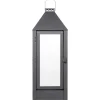 MAXI LANTERNE SORT 22,5X22,5X60 CM
