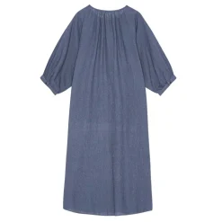 MAY SHIRTDRESS LINEN | SEA BLUE