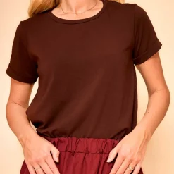 MAY SS T-SHIRT | COFFEE