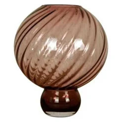 MEADOW SWIRL VASE - LARGE | TOPAZ