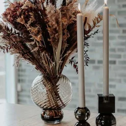 MEADOW SWIRL VASE - LARGE | TOPAZ