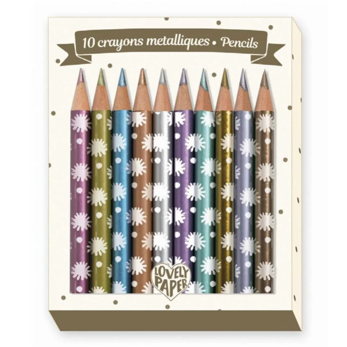 METALLIC FARVEBLYANTER 10 STK.