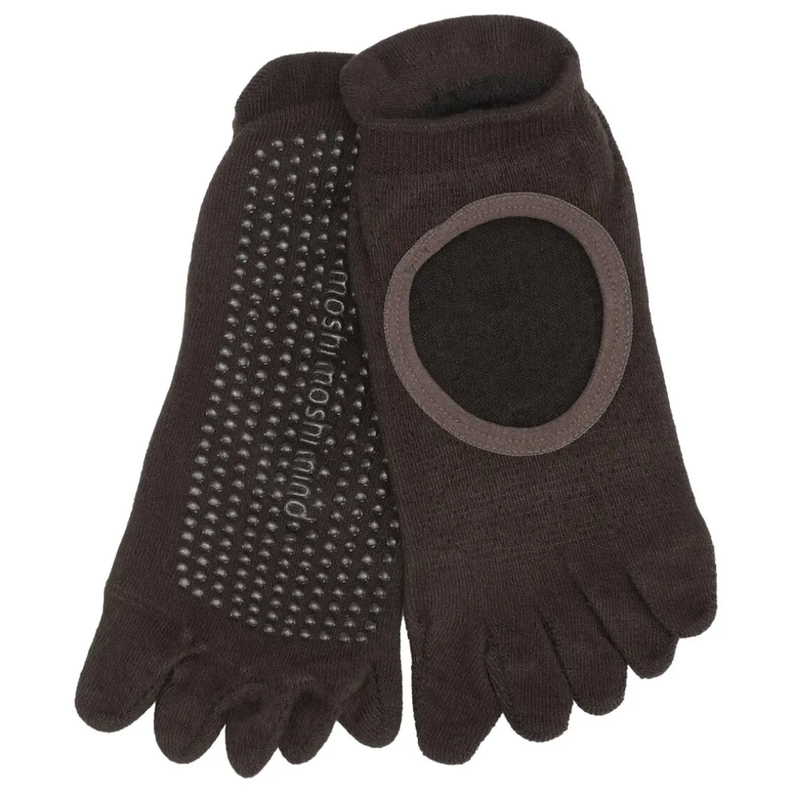 MIND TOE ANTI SLIP SOCKS | DARK BROWN