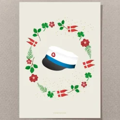 MINI ANLEDNINGSKORT A7 | GRADUATION BLUE