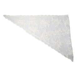 MIRIANA TRIANGLE LACE SCARF | BUTTER YELLOW