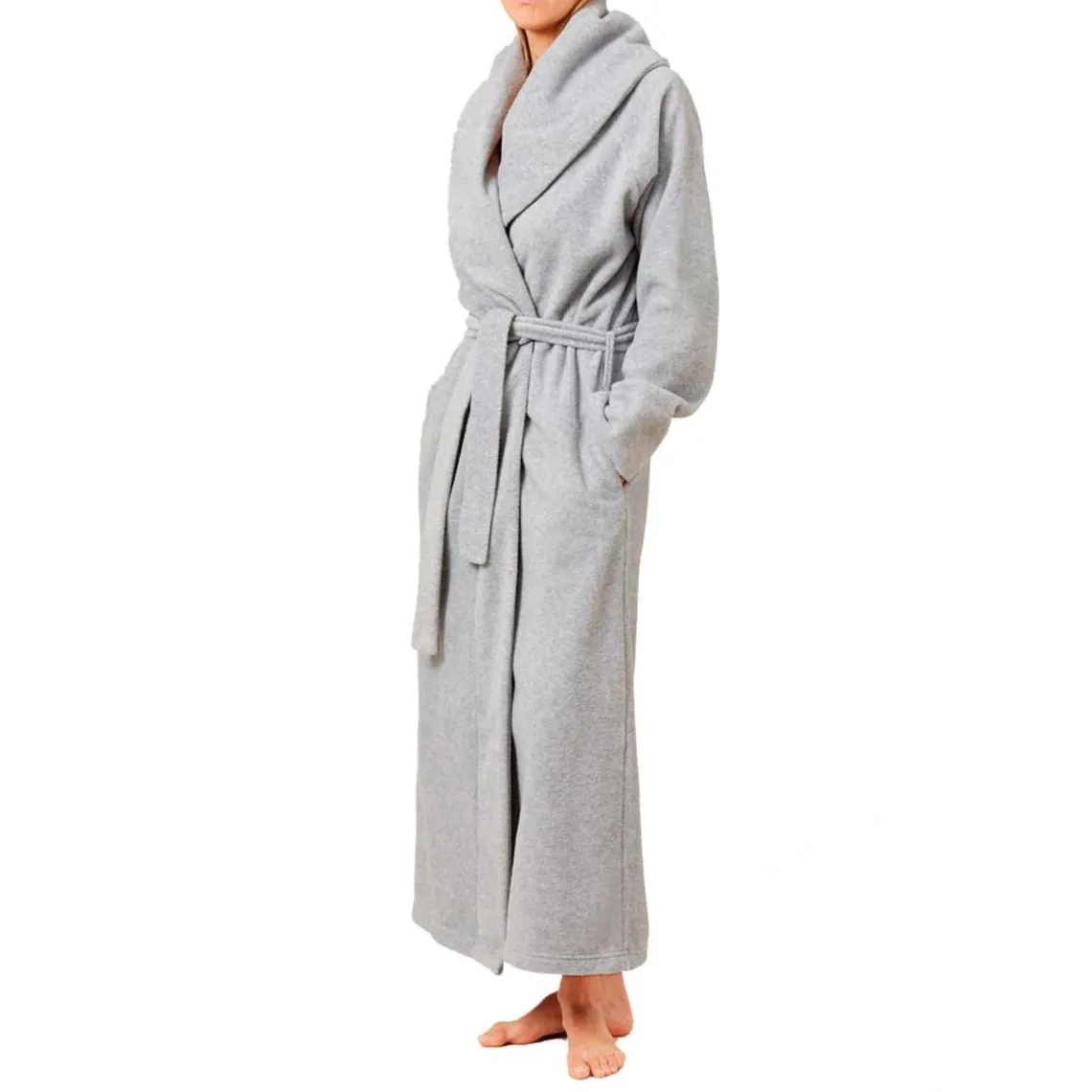 MOUNT EVEREST BADEKÅBE I FLEECE | LIGHT GREY