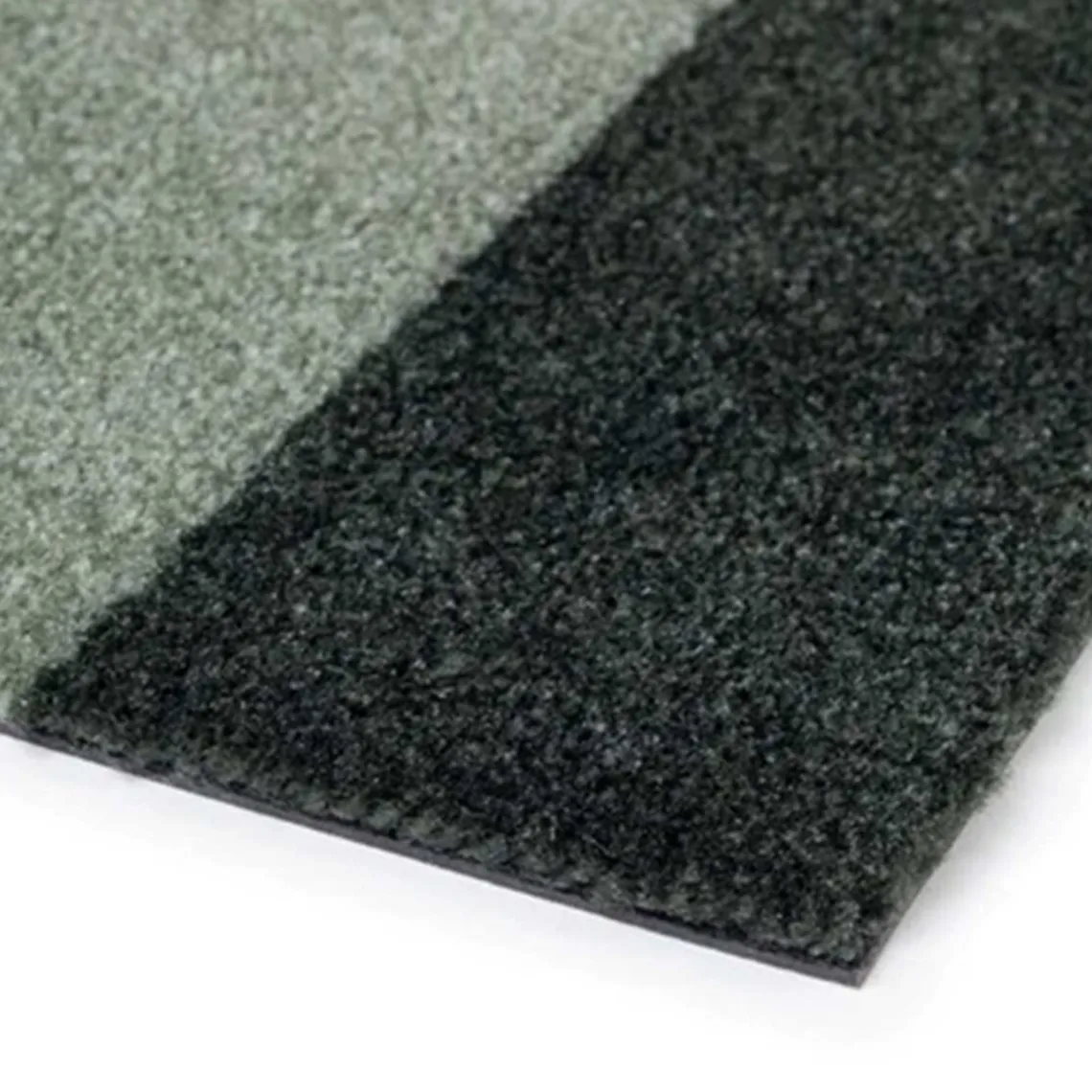 MÅTTE STRIPES HORIZONTAL 40X60 | LYS/STØVET/MØRK GRØN