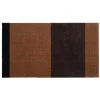 MÅTTE STRIPES HORIZONTAL 60X90 | BRUN/COGNAC