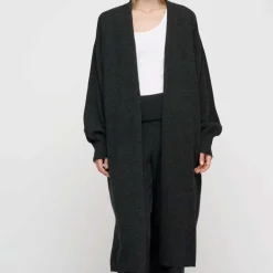 NAYA CARDIGAN MERINO | CHARCOAL MELANGE