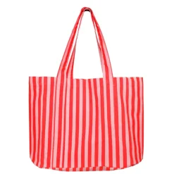 NELLA CANVAS BAG | RED/ROSE