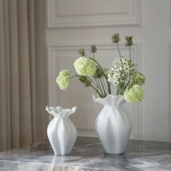 NELLIE VASE - SMALL 16,5X11 CM | OFF WHITE